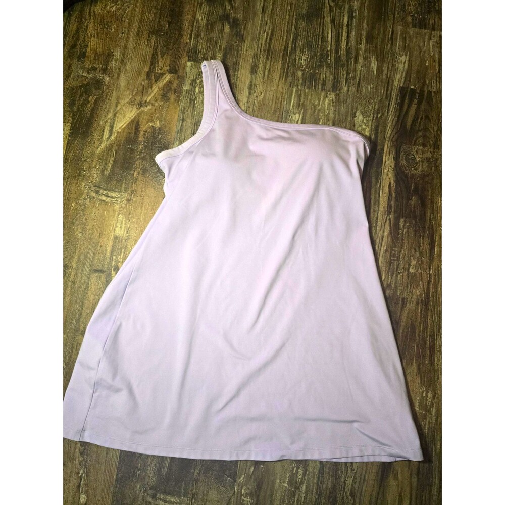 All in Motion Womens Purple  one shoulder tennis dress Sz L